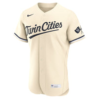 Minnesota Twins Nike Cream Alternate Authentic Jersey