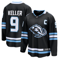 Utah Mammoth Clayton Keller Fanatics Black Home Breakaway Jersey