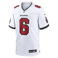 Tampa Bay Buccaneers Baker Mayfield Nike White Away Game Jersey