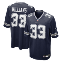 Dallas Cowboys Javonte Williams Nike Navy Team Game Jersey