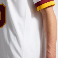 Washington Commanders Jayden Daniels Nike White Vapor F.U.S.E. Stitched Limited Jersey