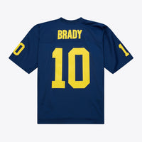 Mitchell & Ness Tom Brady Navy Michigan Wolverines 1999 College Vault Jersey