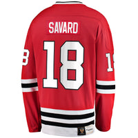 Chicago Blackhawks Denis Savard Fanatics Red Premier Breakaway Retired Player Jersey