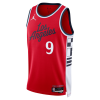 LA Clippers Jordan Brand Statement Edition Swingman Jersey - Red - Bennedict Mathurin -