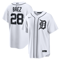 Detroit Tigers Javier Báez Nike White Home Replica Jersey