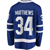 Toronto Maple Leafs Auston Matthews Fanatics Blue Home Breakaway Jersey