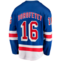 New York Rangers Pavel Dorofeyev Fanatics Blue Home Breakaway Jersey
