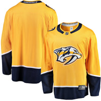 Nashville Predators Fanatics Gold Breakaway Home Jersey