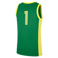Nike Green Oregon Ducks #1 Road Replica Basketball Jersey