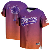 GameDay Greats Purple/Orange Clemson Tigers Lightweight Baseball Jersey