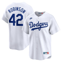 Brooklyn Dodgers Jackie Robinson Nike White Throwback Cooperstown Collection Limited Jersey