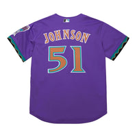 Arizona Diamondbacks Randy Johnson Mitchell & Ness Purple 2000 Throwback Authentic Jersey