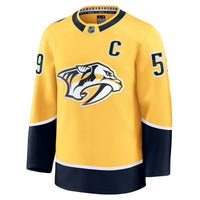 Nashville Predators Roman Josi Fanatics Yellow Home Premium Jersey