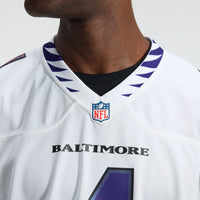 Baltimore Ravens Zay Flowers Nike White Game Jersey