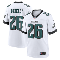 Philadelphia Eagles Saquon Barkley Nike White Game Jersey