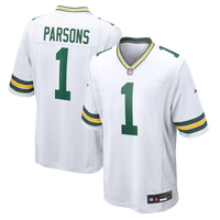 Green Bay Packers Micah Parsons Nike White Game Player Jersey