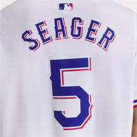 Texas Rangers Corey Seager Nike White Home Limited Player Jersey