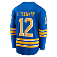 Buffalo Sabres Jordan Greenway Fanatics Royal Home Breakaway Jersey