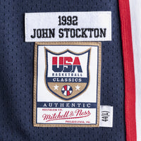 USA Basketball Mitchell & Ness Authentic Jersey John Stockton 1992