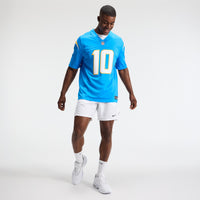 Los Angeles Chargers Justin Herbert Nike Powder Blue Team Vapor F.U.S.E. Stitched Limited Jersey