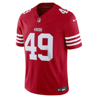 San Francisco 49ers The Faithful Nike Scarlet Team Vapor F.U.S.E. Stitched Limited Jersey