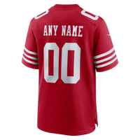 San Francisco 49ers Nike Scarlet Custom Jersey