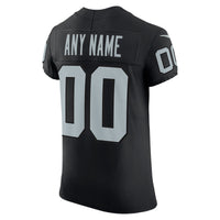 Las Vegas Raiders Nike Black Vapor F.U.S.E. Elite Custom Jersey