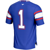 GameDay Greats #1 Royal SMU Mustangs Endzone Football Jersey