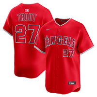 Los Angeles Angels Mike Trout Nike Red Alternate Limited Player Jersey