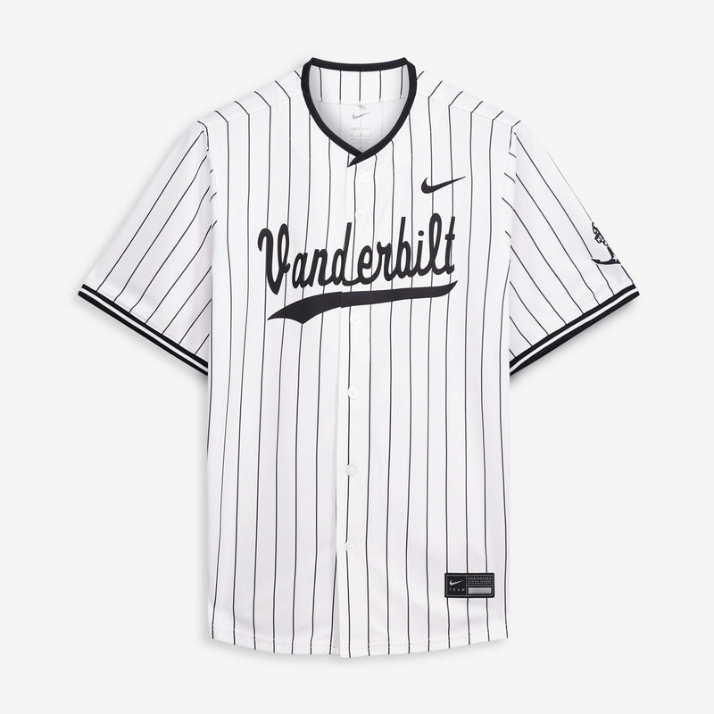 Nike White Vanderbilt Commodores Limited Baseball Jersey