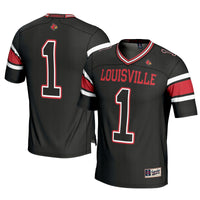GameDay Greats #1 Black Louisville Cardinals Football Jersey