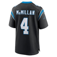 Carolina Panthers Tetairoa McMillan Nike Black Team Game Jersey