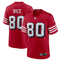 San Francisco 49ers Jerry Rice Nike Scarlet Retired Player Alternate Game Jersey