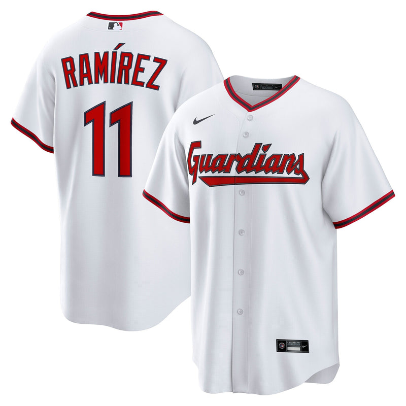Cleveland Guardians José Ramírez Nike White Home Replica Jersey