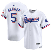 Texas Rangers Corey Seager Nike White Home Limited Player Jersey