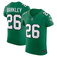 Philadelphia Eagles Saquon Barkley Nike Kelly Green Alternate Vapor F.U.S.E. Elite Jersey