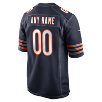 Chicago Bears Nike Navy Custom Game Jersey
