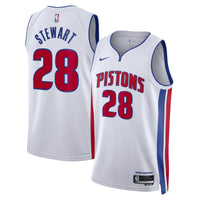 Detroit Pistons Nike Association Edition Swingman Jersey - White - Isaiah Stewart