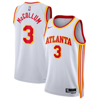 Atlanta Hawks Nike Association Edition Swingman Jersey - White - CJ McCollum