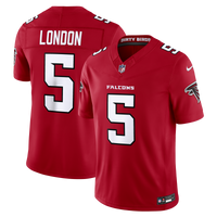 Atlanta Falcons Drake London Nike Red Team Vapor F.U.S.E. Stitched Limited Jersey