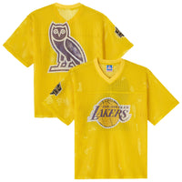 Los Angeles Lakers X OVO Mesh Football Jersey -