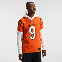 Cincinnati Bengals Joe Burrow Nike Orange Team Vapor F.U.S.E. Elite Jersey