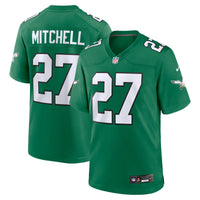 Philadelphia Eagles Quinyon Mitchell Nike Kelly Green Alternate Game Jersey