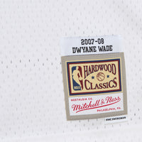 Miami Heat Mitchell & Ness Dwyane Wade White Swingman Jersey 07-08