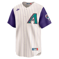 Arizona Diamondbacks Randy Johnson Nike Cream Throwback Cooperstown Collection Limited Jersey