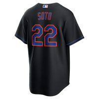 New York Mets Juan Soto Nike Black Alternate Replica Jersey