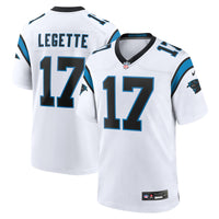 Carolina Panthers Xavier Legette Nike White Game Jersey