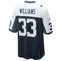 Dallas Cowboys Javonte Williams Nike Navy Alternate Game Jersey