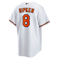 Baltimore Orioles Cal Ripken Jr. Nike White Throwback Replica Player Jersey