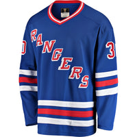 New York Rangers Glenn Healy Fanatics Blue Premier Breakaway Retired Player Jersey
